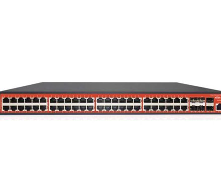 WI-PCMS554F-L3 48 Gigabit Ethernet RJ-45 PoE+ Ports - 6 10G SFP Switch