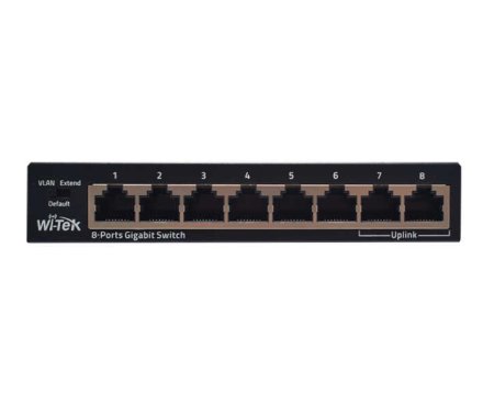 WI-SG108 V2 - 8 x Gigabit Steel Case Desktop Ethernet Switch