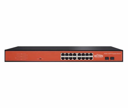 WI-SG116F - 16GE+2SFP Full Giga rack-mountable Ethernet Switch